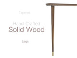 Stelalloy Wall Tables for Hallways - Extra Slim Entryway Table - Narrow Console Tables for Entryway or Foyer - Wall-Mounted Space-Saving Thin Table for Narrow Spaces - 6.25" Depth,Rich Walnut Finish Stelalloy