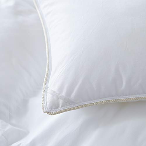 EGYPTIAN BEDDING 600-Thread-Count Egyptian Cotton Siberian Goose Down Comforter, 70 oz. Fill Weight, Solid White (King Size) EGYPTIAN BEDDING