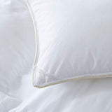 EGYPTIAN BEDDING 600-Thread-Count Egyptian Cotton Siberian Goose Down Comforter, 70 oz. Fill Weight, Solid White (King Size) EGYPTIAN BEDDING