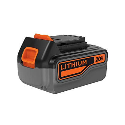 BLACK+DECKER 20V MAX 4Ah Lithium Ion Battery (LB2X4020-OPE) - WoodArtSupply