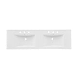 60" Vanity Top Bathroom Sink with 3 Holes Swiss Madison