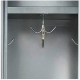 GLOBAL INDUSTRIAL Single Tier Locker, 15x18x72, 1 Door, Ready To Assemble, Gray Global Industrial