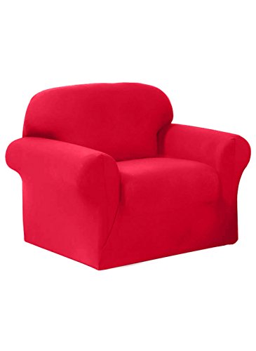 Madison Jersey Sofa Slipcover, Red Madison