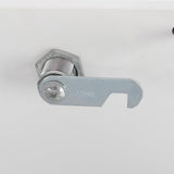 Lavish Home File Cabinet - 2-Drawer Cabinet with Lock and Deep Drawer Storage - Rolling Filing Cabinet for Under The Desk, Home, or Office (White) Lavish Home