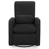 GAP babyGap Cloud Recliner with LiveSmart Evolve - Sustainable Performance Fabric, Jet Black Delta Children