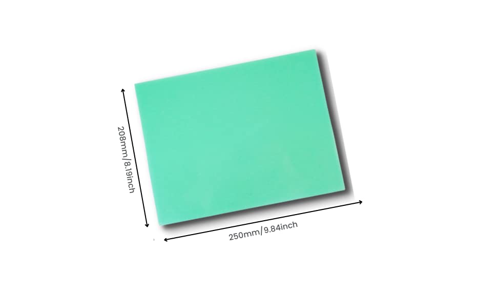 G10 3D Printer Build Surface Plate 235, 250, 310, 370 - Ender 3 CR10 Prusa High Temp Upgrade Semi Flexible Fiberglass Garolite Nylon PETG ABS PLA TPU PEEK PEKK ULTEM CF VAAPR (310x310mm, New) WILBUR'S FINEST