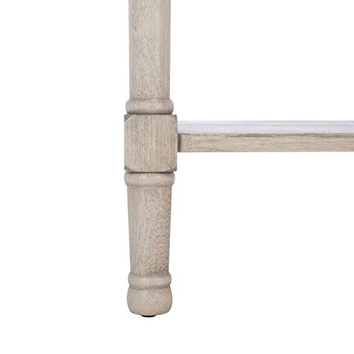 Safavieh Home Collection Tate Greige 2-Drawer Bottom Shelf Console Table Safavieh