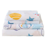 CIMVI Twin Sheets Set for Kids Boys Spcace Dinosaur Bed Sheets 15-Inch Deep Pocket Fitted Sheet Soft Breathable Microfiber Bedding Sets with Pillowcase 3 Pieces CIMVI