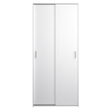 Tvilum 2 Sliding Doors, White Wardrobe Tvilum