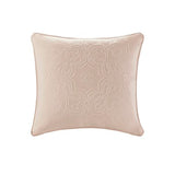 Madison Park Daybed Cover Set-Trendy Damask Quilting with Scalloped Edges All Season Luxury Bedding with Bedskirt, Matching Shams, Decorative Pillow, 75"x39", Tuscany Blush, 6 Piece Madison Park