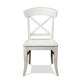 Roundhill Furniture Harola 7-Piece Dining Set, Round Pedestal Dining Table with 18" Leaf, 6 Side Chairs Roundhill Furniture