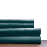 Pointehaven 620 Thread Count Long Staple Cotton - Sateen Weave - European Closure - Single Ply - Standard Pillow Case Set - Teal Pointehaven