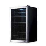 NewAir Mini Refrigerator and Cooler - 177 Mini Cans or 126 Regular Can - Drink Dispenser with Adjustable Shelves and Glass Door - Mini Fridge for Wine, Beer or Soda- Ideal for Dorm, Office, Bar NewAir