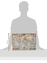 4,000 Piece Puzzle - The World Map Educa