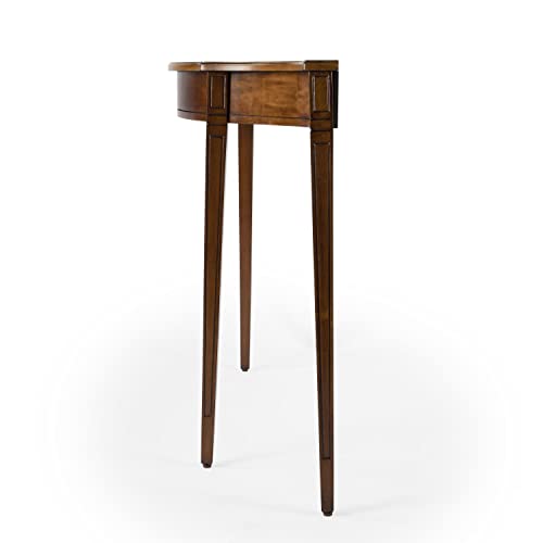 Butler Chester 54" W Demilune Wood Traditional Console Table - Olive Ash Butler Specialty Company