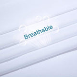 Twin Size Flat Sheet Single - 300 Thread Count 100% Egyptian Cotton Quality - Hotel Collection Flat Sheet Sold Separately - White Meicotton Bedding