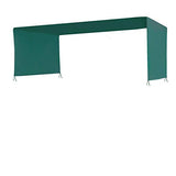 BenefitUSA 18' x 8.3' Universal Replacement Canopy Top Cover for Pergola Structure (Green) BenefitUSA