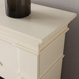 SEI Furniture Sicilian Harvest Traditional Style Electric Fireplace, New Ivory SEI Furniture