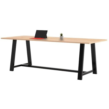 Pemberly Row 3.5 x 9 FT Conference Table in Maple - Standard Height Pemberly Row