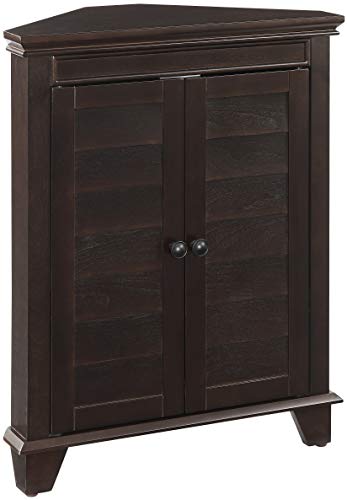 Crosley Furniture Lydia Corner Cabinet, Espresso - WoodArtSupply