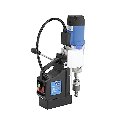 C.S. Unitec MABasic 450 Portable Magnetic Drill Press | 1150W 2-Speed Benchtop Power Drill Machine w/up to 1-3/4" Diameter & 6-1/3" Depth of Cut | Oil Bottle Included CS Unitec