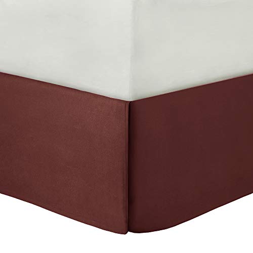 Madison Park Essentials Brystol 24 Piece Room in a Bag Faux Silk Comforter Jacquard Paisley Design Matching Curtains Down Alternative Hypoallergenic All Season Bedding-Set, King (104 in x 92 in), Red Madison Park