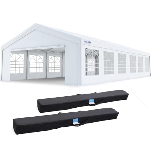 Quictent 20x40ft Party Tent Heavy Duty Outdoor Canopy Tent Carport Wedding Event Shelter BBQ Wedding Tents for Parties with Storage Bags(Church) Quictent