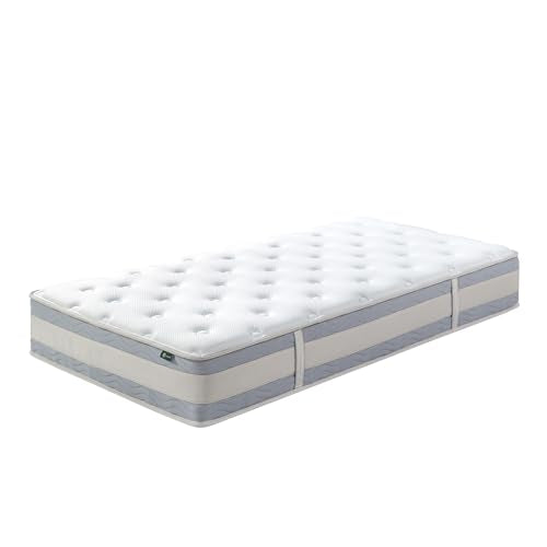 ZINUS 10 Inch Comfort Support Hybrid Mattress [New Version], Twin, Fiberglass Free, Medium Plush, Motion Isolation, Certified Safe Foams & Fabric, Mattress in A Box Zinus
