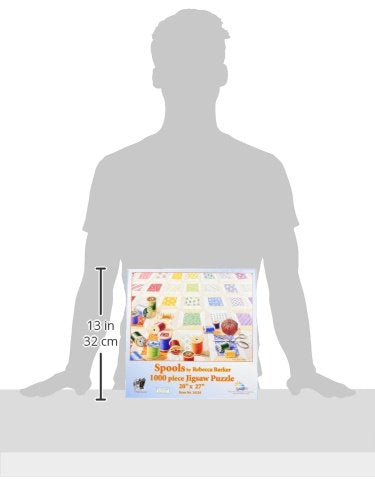 SUNSOUT INC - Spools - 1000 pc Jigsaw Puzzle by Artist: Rebecca Barker - Finished Size 20" x 27" - MPN# 24218 SunsOut