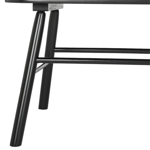 Safavieh American Homes Collection Addison Spindle Back Settee, 0, Black Safavieh