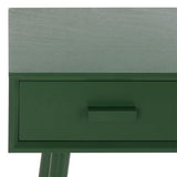 SAFAVIEH Home Collection – Dean Garden Green 2-Drawer Console Table, Mid-Century Modern Entryway & Living Room Accent (COF5701G) SAFAVIEH