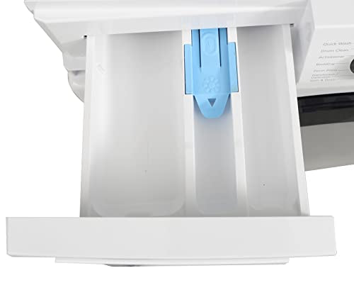 Hamilton Beach HBFW3205 Fullsize Washer-LED Digital Display Panel-5 Wash Cycles-Front Load Design-2.2 cu ft, 24 inch Wide, White Hamilton Beach