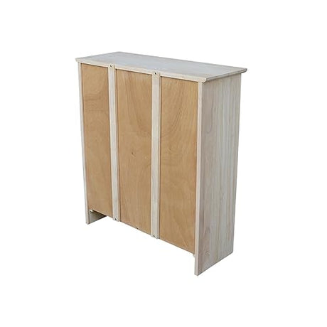 International Concepts Shaker Bookcase, 36-Inch, Unfinished IC International Concepts
