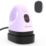 eSeedy Mini Heat Press Machine, 3 Heat Settings& Fast Heating, 15 Mins Auto-Off, Insulated Safety Base, Mini Iron for Crafting, T Shirts, Hats, Heating Transfer Projects (Purple) eSeedy