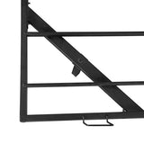 Mdhitsox Floating Bed Frame King, LED Bed Frame with Lights, Metal Platform Beds with Storage Bag, Heavy Duty Camas, No Box Spring Needed, Easy Assemble, Noise-Free, Black (King-2) Mdhitsox