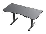 Monoprice Height Adjustable Sit-Stand Riser Table Desk Frame - Black with Electric Single Motor, Compatible with Desktops from 39 Inches Up to 63 Inches Wide - Workstream Collection Monoprice