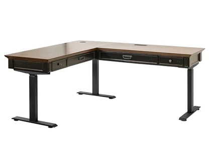 Martin Furniture Desk, Black - WoodArtSupply