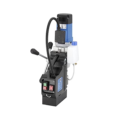 C.S. Unitec MABasic 450 Portable Magnetic Drill Press | 1150W 2-Speed Benchtop Power Drill Machine w/up to 1-3/4" Diameter & 6-1/3" Depth of Cut | Oil Bottle Included - WoodArtSupply