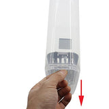 Zeberoxyz 3D Printer Filament Holder Dry Storage Box Moisture-Proof Sealed Universal Adjustable Filament Mount Rack Bracket for PLA/ABS/Nylon/Wood/TPU 3D Printing Material (Dry Storage Box) Zeberoxyz