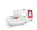 Elna eXpressive 830L Creative Edition computerized Embroidery-Only Machine with extra-large embroidery field 7.8" x 14.1", Superior Needle Threader, 4 Included Hoops, Thread Sensors and Thread Cutters