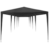 10x40ft Anthracite Party Tent, Heavy-Duty Polyethylene Outdoor Event Shelter with Steel Frame, Waterproof & UV Resistant Traditional Pavilion for Weddings, QZZCED