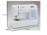 Brother CS5055 Computerized Sewing Machine, 60 Built-in Stitches, LCD Display, 7 Included Feet, White Brother