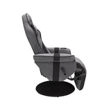 RESPAWN 900 Console Gaming Recliner with Footrest and Lumbar Support - Comfortable Ergonomic Gaming Chair with Headrest, No Wheels, Reclining, Heavy Duty, Racing Style Video Game Chairs - Gray Fabric RESPAWN