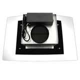 COSMO COS-668ICS900 36 in. Lumin Collection 380 CFM Ducted Island Range Hood, Soft Touch Controls, LED Lights, Stainless Steel COSMO