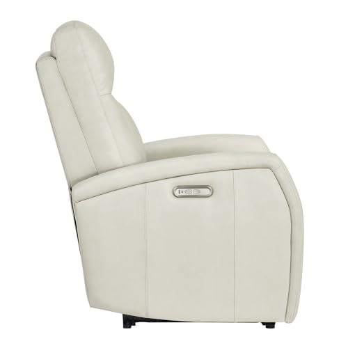 KISLOT Wall Hugger Power Recliner Chair with USB & Type-C Ports Faux Leather Recliner 135° Reclining Small Space Electric Sofa for RV Living Room Bedroom