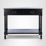 Safavieh Home Collection Athena Black 2-Drawer Console Table SAFAVIEH