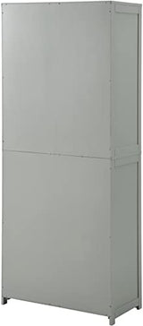 Crosley Furniture Savannah Tall Pantry, Gray Crosley Furniture
