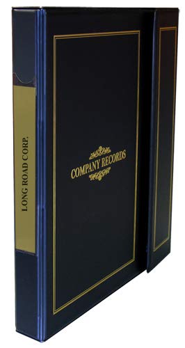 New! Slimline Corporate Kit Combo from Corpkit - 1" Portfolio Black Binder, Stock Certificates, Index Tabs(LLC) Corpkit Legal Supplies