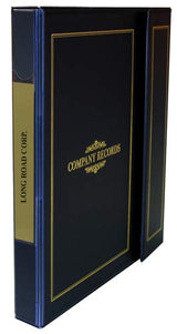 New! Slimline Corporate Kit Combo from Corpkit - 1" Portfolio Black Binder, Stock Certificates, Index Tabs(LLC) Corpkit Legal Supplies