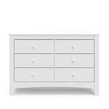 Graco Noah 6 Drawer Double Dresser (White) - GREENGUARD Gold Certified, 6 Drawer Double Dresser for Kids Bedroom or Nursery, Bedroom Furniture Dresser, Universal Design for Nursery and Kids Bedroom Graco